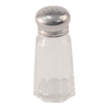 WINCO 1 oz Paneled Glass Salt & Pepper Shaker G-105